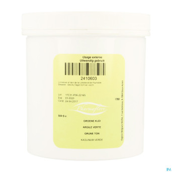 Argile verte pulverisee    500g fag