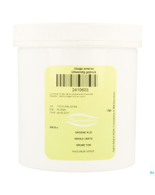 Argile verte pulverisee    500g fag