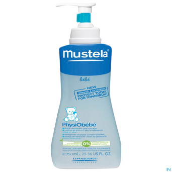 Mustela bb physiobb fluide nett.    fl pompe 750ml
