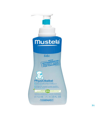 Mustela bb physiobb fluide nett.    fl pompe 750ml
