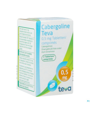 Cabergoline teva comp 2 x 0,5 mg