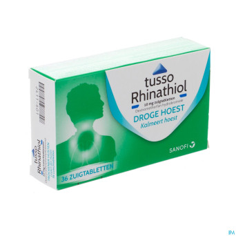 Tusso rhinathiol 10mg tabl a sucer 36