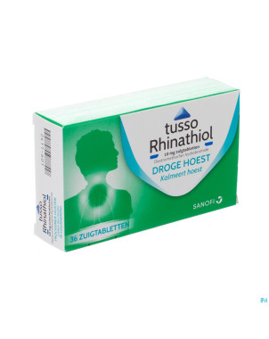 Tusso rhinathiol 10mg tabl a sucer 36