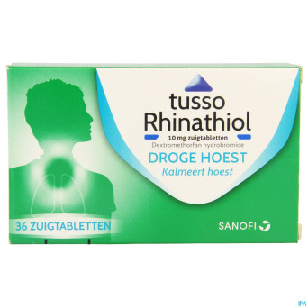 Tusso rhinathiol 10mg tabl a sucer 36