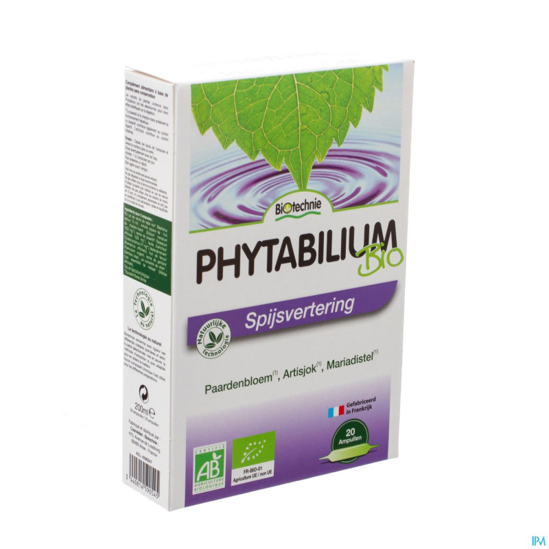 Phytabilium bio    amp 20x10ml biotechnie