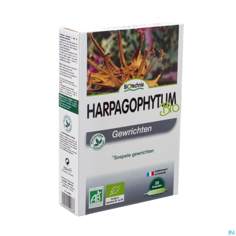 Harpagophytum bio    amp 20x10ml biotechnie
