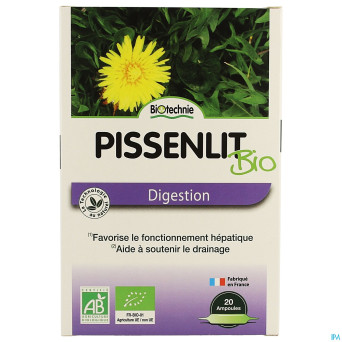 Pissenlit bio    amp 20x10ml biotechnie