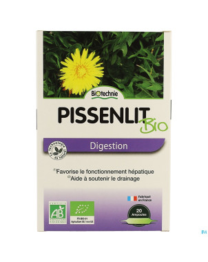 Pissenlit bio    amp 20x10ml biotechnie