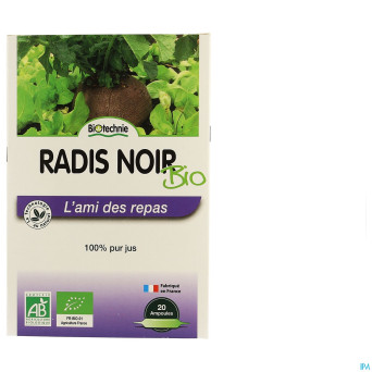 Radis noir bio    amp 20x10ml biotechnie