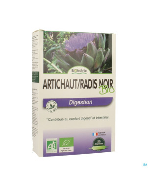 Artichaut-radis noir bio    amp 20x10ml biotechnie