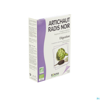 Artichaut-radis noir bio    amp 20x10ml biotechnie