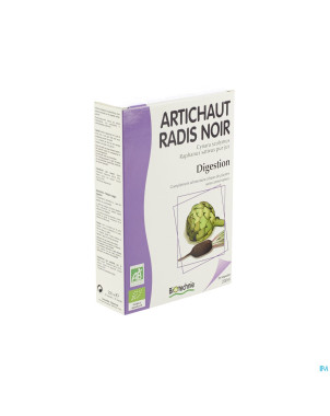 Artichaut-radis noir bio    amp 20x10ml biotechnie