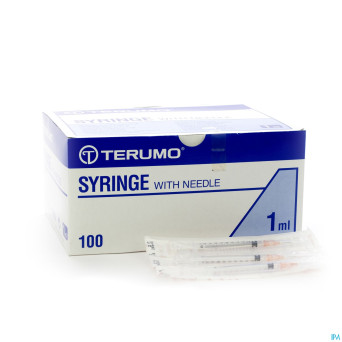 Terumo seringue sans aiguille 1ml 100