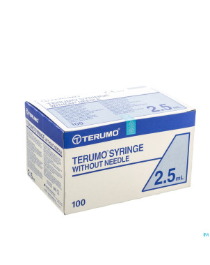 Terumo seringue sans aiguille luer 2,5ml 100