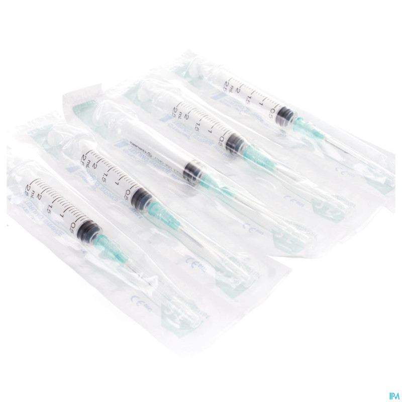 Terumo seringue 2,5ml avec aiguille 21g 1 1/2   5