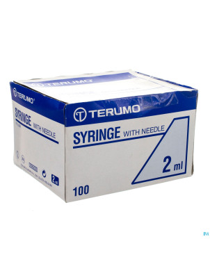 Terumo seringue 2,5ml avec aiguille 25g 5/8 100