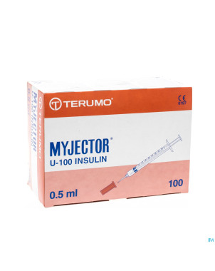 Terumo seringue insul. avec aig. 29g 1/2 1,0ml 100