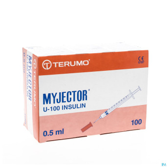 Terumo seringue insul. avec aig. 29g 1/2 1,0ml 100