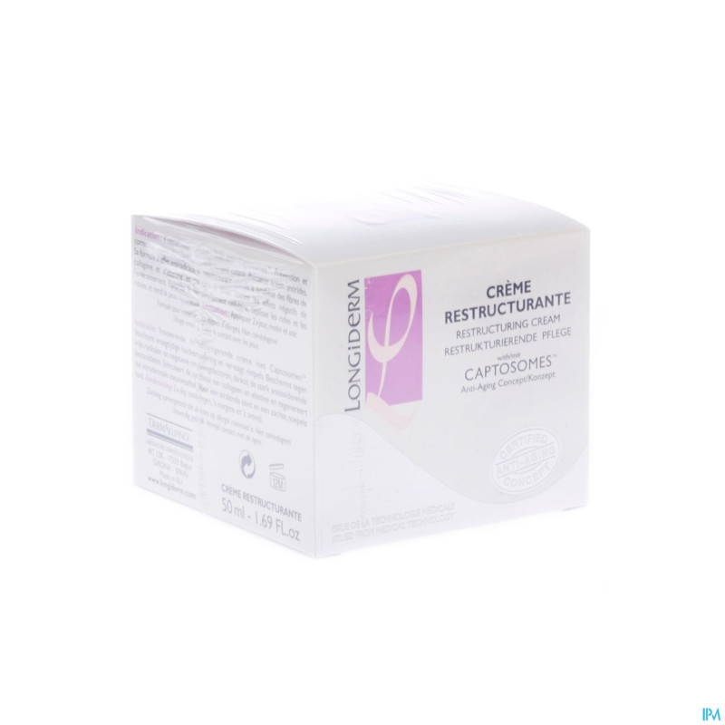 Longiderm creme restructurante visage 50ml