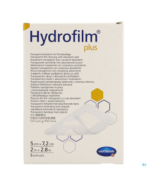 Hydrofilm plus  5x 7,2cm   5 6857702