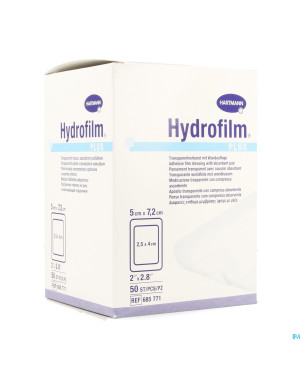 Hydrofilm plus  5x 7,2cm  50 6857711