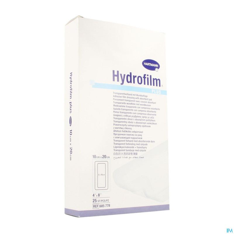 Hydrofilm plus 10x20,0cm  25 6857780