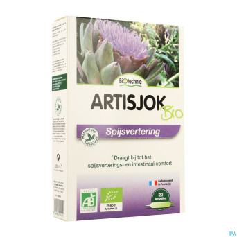 Artichaut bio    amp 20x10ml biotechnie