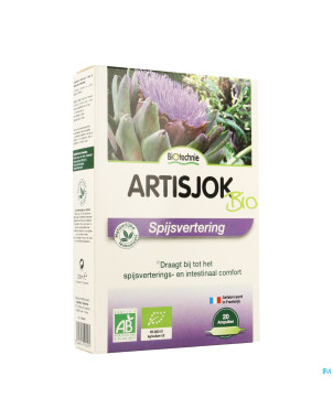 Artichaut bio    amp 20x10ml biotechnie