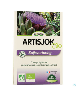 Artichaut bio    amp 20x10ml biotechnie