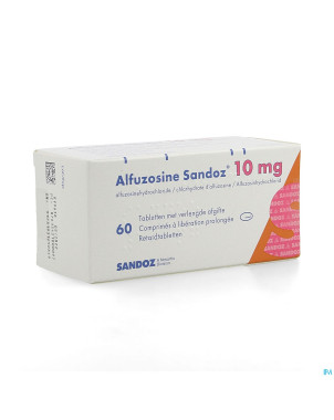 Alfuzosine sandoz comp 60 x 10 mg