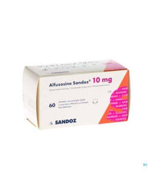 Alfuzosine sandoz comp 60 x 10 mg