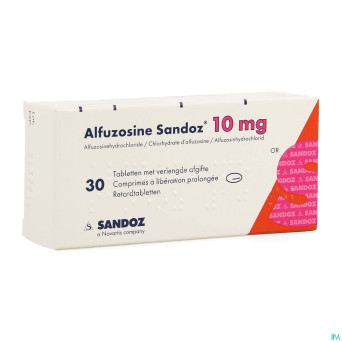Alfuzosine sandoz comp 30 x 10 mg