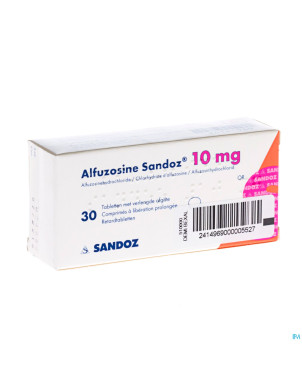 Alfuzosine sandoz comp 30 x 10 mg