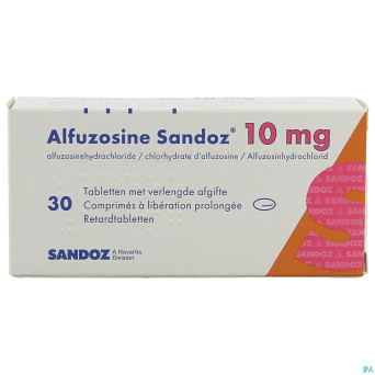 Alfuzosine sandoz comp 30 x 10 mg