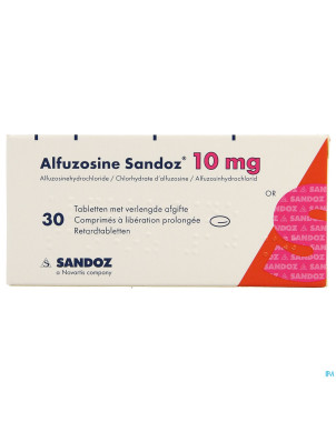 Alfuzosine sandoz comp 30 x 10 mg