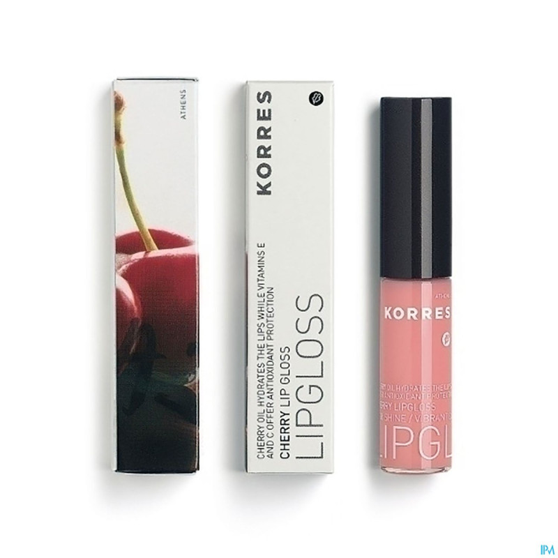 Korres km gloss cherry 11 light pink