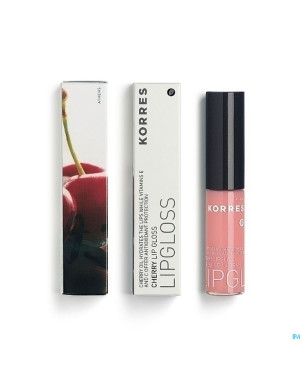 Korres km gloss cherry 11 light pink