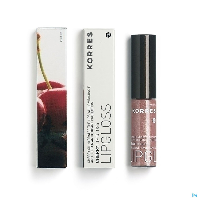 Korres km gloss cherry 32 beige pink