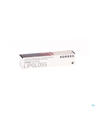 Korres km gloss cherry 23 light purple