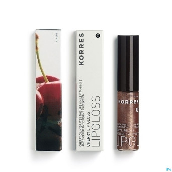 Korres km cherry gloss 37 golden brown