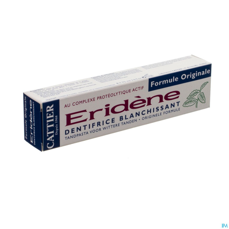 Eridene dentifrice tube 75ml