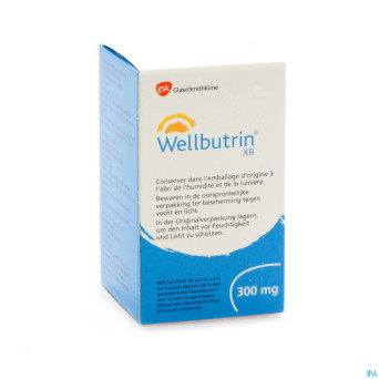 Wellbutrin xr 300 mg tabs 30 x 300 mg