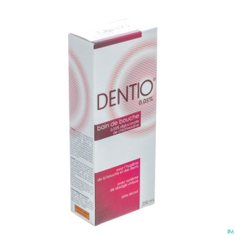 Dentio r 0,05% bain de bouche 250ml