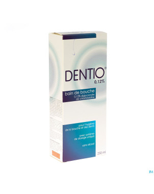 Dentio b 0,12% bain de bouche 250ml