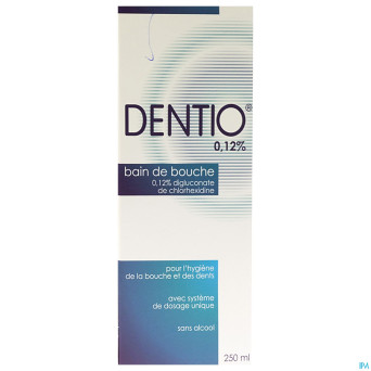 Dentio b 0,12% bain de bouche 250ml