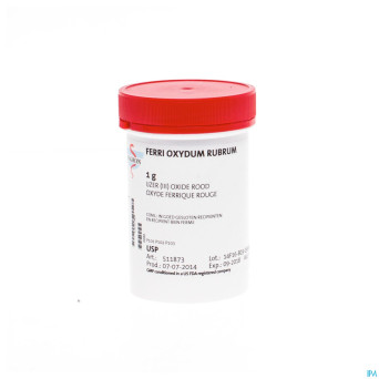 Oxide de fer iii rouge    1g fag