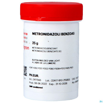 Benzoate de metronidazole   25g fag