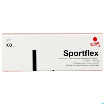 Sportflex 10 mg/g sol pulv cutanee 100 ml