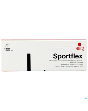 Sportflex 10 mg/g sol pulv cutanee 100 ml