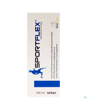 Sportflex 10 mg/g sol pulv cutanee 100 ml